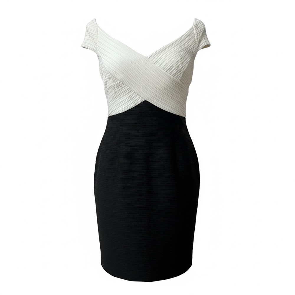 Nue by Shani Black and White Mini Dress